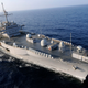 The command and control ship USS Blue Ridge